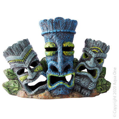 Aqua One - Ornament Tiki Head Family