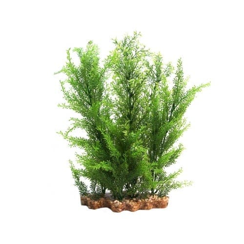 Aqua One - Plastic Plant Wisteria W/ Gravel Base XL