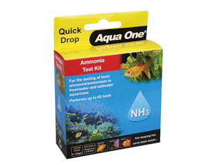 Aqua One - Quickdrop Ammonia NH3 Test Kit