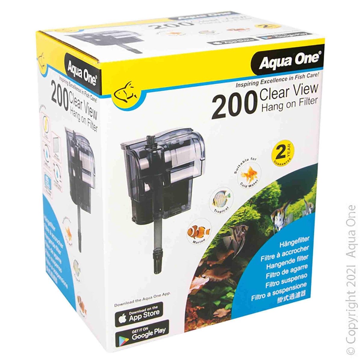 Aqua One - ClearView 200 Hang On Filter