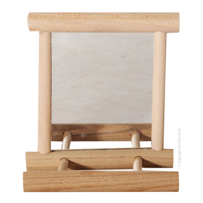 Avi One - Toy Wood Framed Mirror With Seat