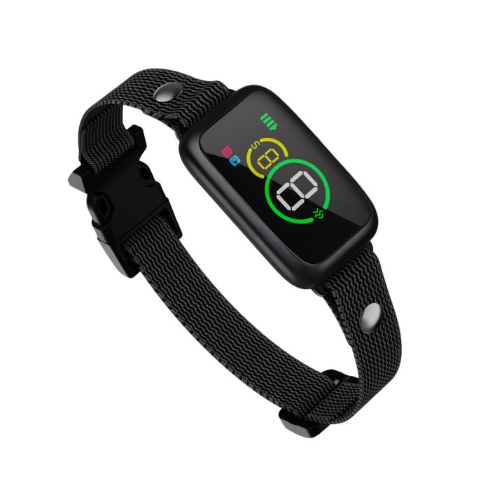 No Barking Vibrating Collar S Black