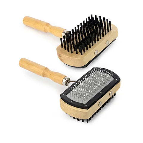 Bainbridge - Slicker Brush Double Sided 17cm - Pets Wonderland