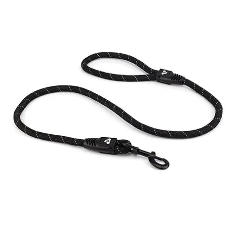 Bainbridge - Reflective Rope Lead Black - Pets Wonderland