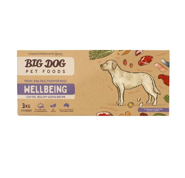 Bigdog - Dogs Raw Food Wellbeing 3kg