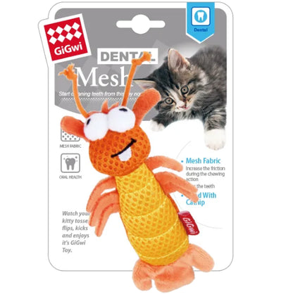 Gigwi - Dental Mesh Shrimp With Catnip