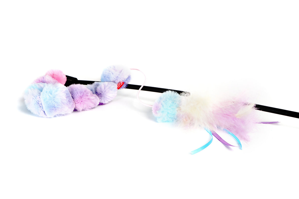 Gigwi - Ice Cream Feather Teaser Wand