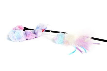 Gigwi - Ice Cream Feather Teaser Wand