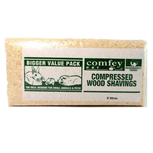 Comfey Pet - Compressed Wood Shavings 5 Litre