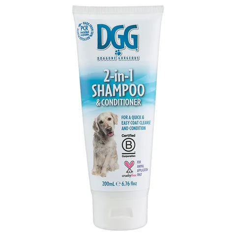 DGG - 2 In 1 Shampoo & Conditioner 200ml - Pets Wonderland