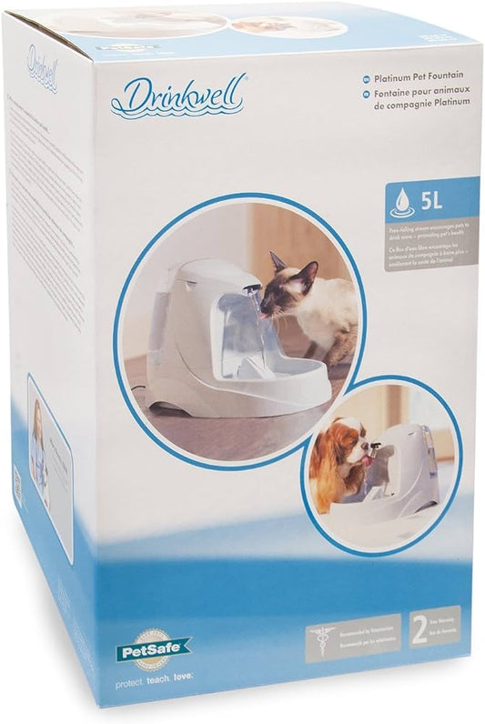 Petsafe - Drinkwell Platinum Pet Fountain 5 Litre - Pets Wonderland