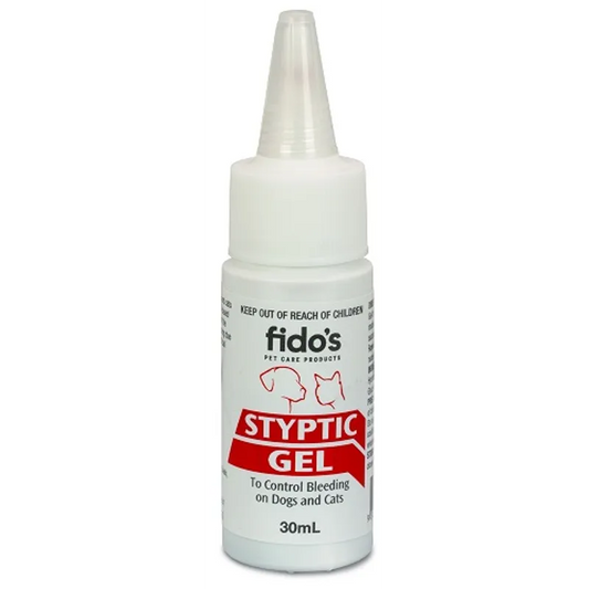 Fido's - Styptic Gel 30ml - Pets Wonderland