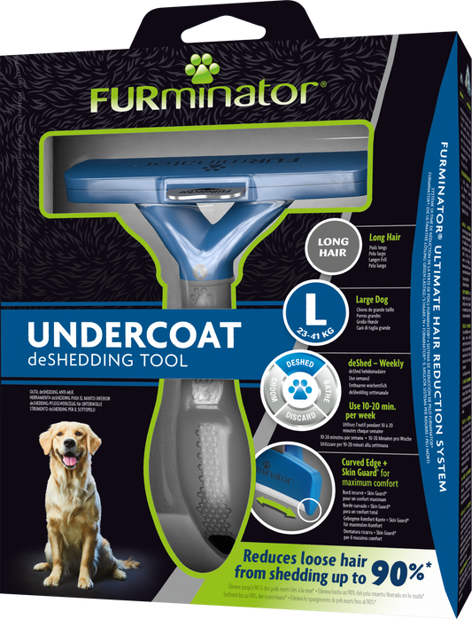 Furminator - Deshed Tool Large Dog Longhair - Pets Wonderland