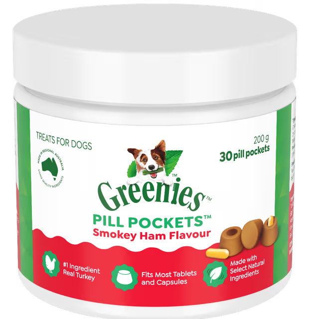 Greenies- Pill Pocket Smokey Ham 30 Pack - Pets Wonderland
