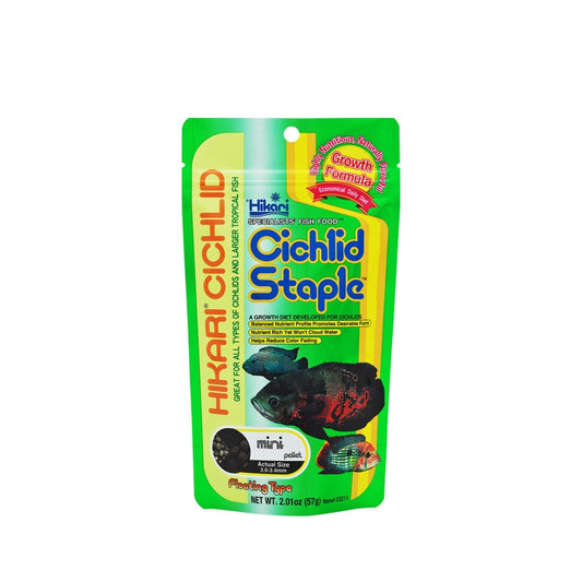 Hikari - Cichlid Staple Green Mini 57g - Pets Wonderland