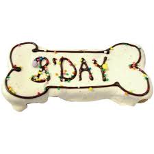 Treat Bday Bone Large - Pets Wonderland