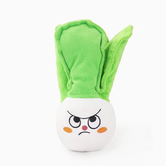 Hugsmart - Fuzzy Friendz Feisty Veggie Bok Choy Dog Toy - Pets Wonderland