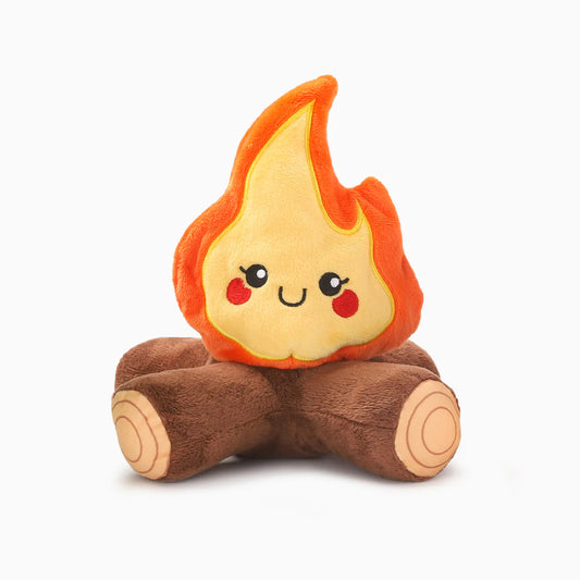 Hugsmart - Fuzzy Friendz Camping Pup Campfire Dog Toy - Pets Wonderland
