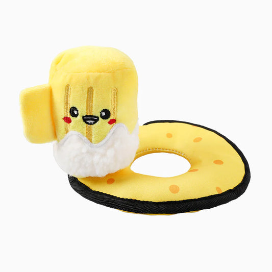 Hugsmart - Fuzzy Friendz Summer Floatie Beer Dog Toy - Pets Wonderland