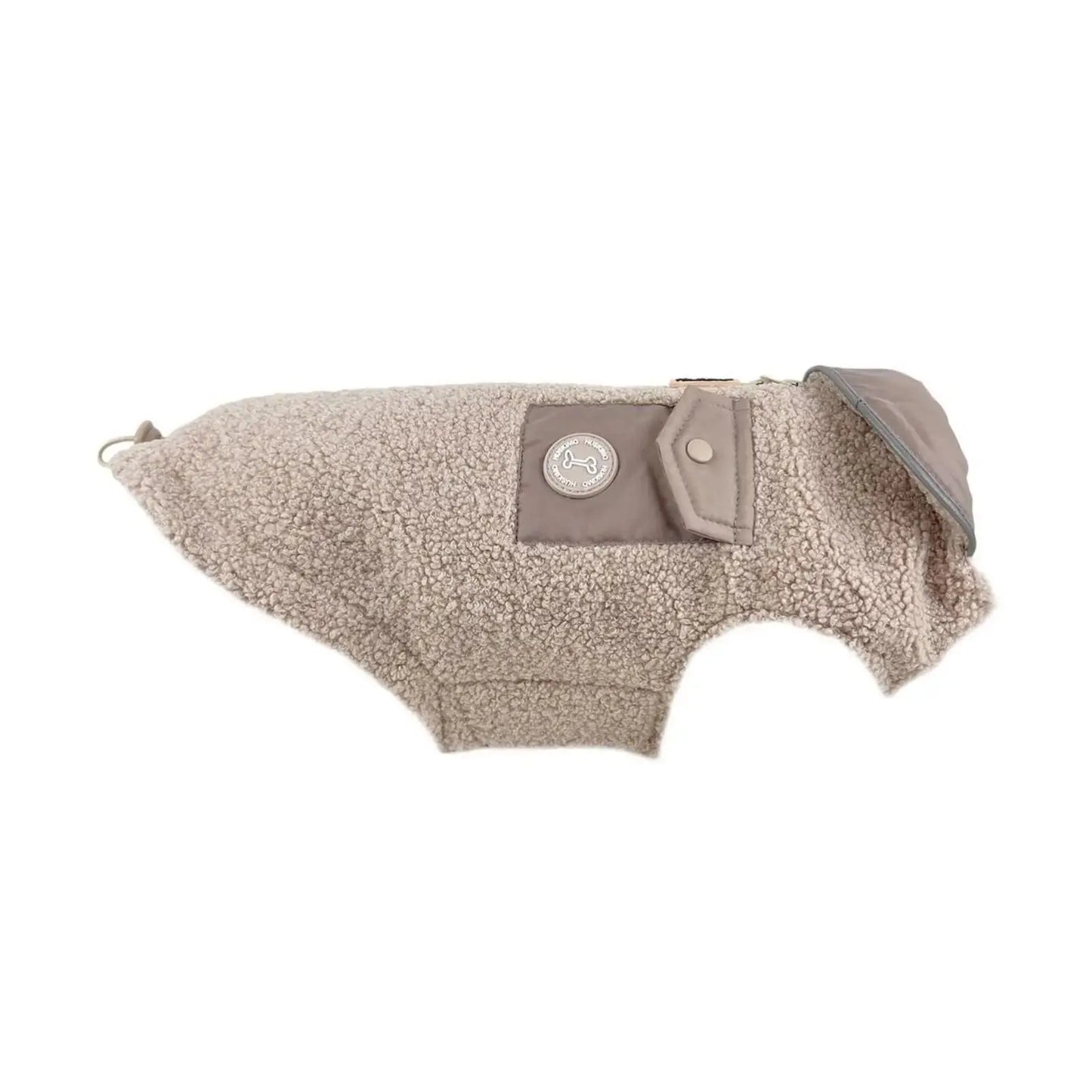 Huskimo - Boucle Dog Coat Oatmeal
