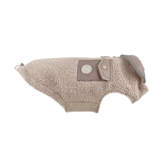 Huskimo - Boucle Dog Coat Oatmeal