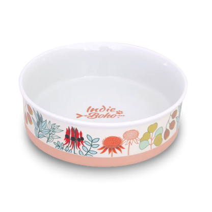 Indie Boho - Ceramic Dog Bowl - Pets Wonderland