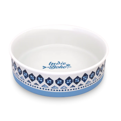 Indie Boho - Ceramic Dog Bowl - Pets Wonderland