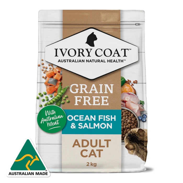 Ivory Coat - Cat Grainfree Oceanfish & Salmon 2kg