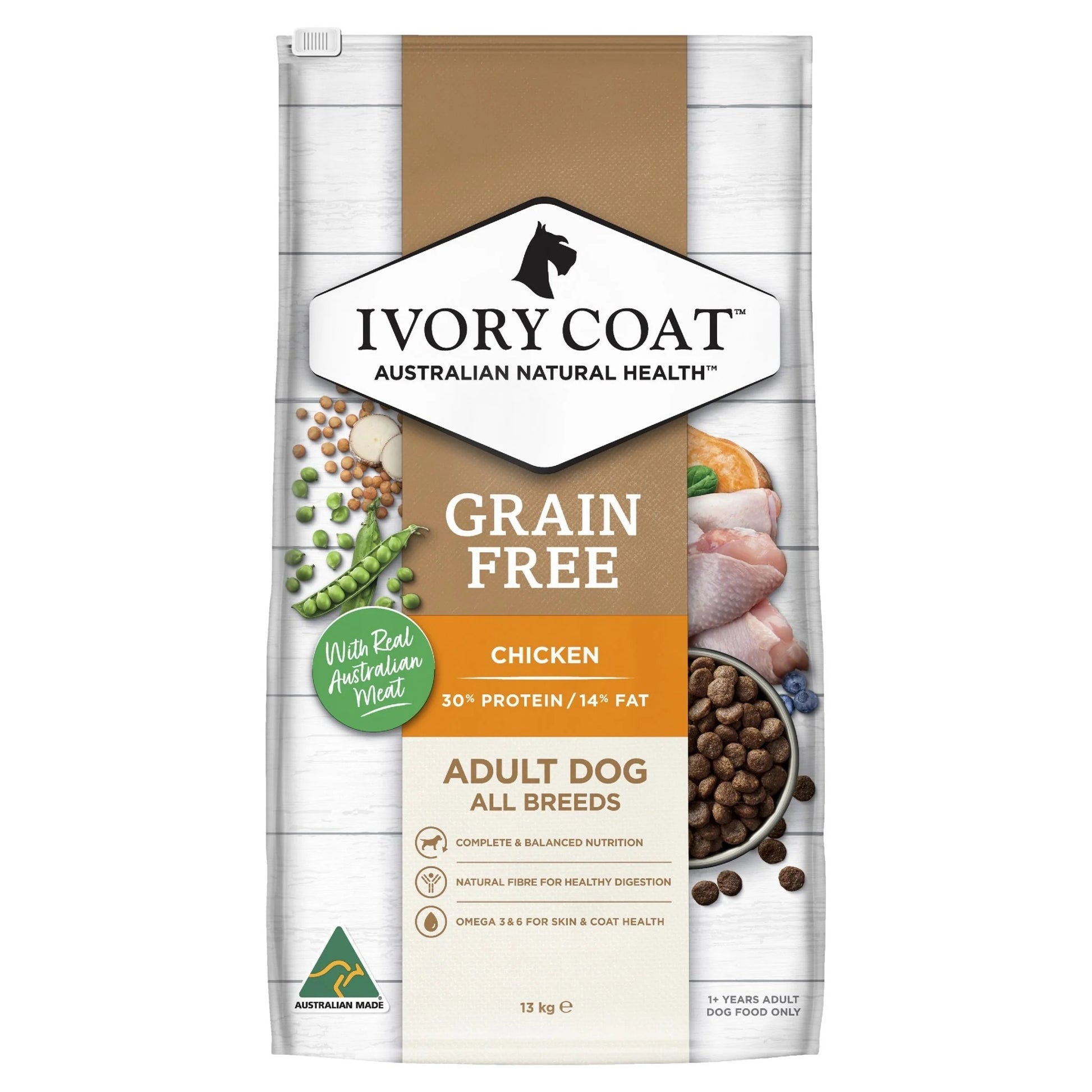 Ivory Coat - Dog Grainfree Chicken - Pets Wonderland