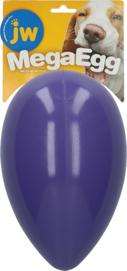 JW - Mega Egg Dog Toy Medium Purple - Pets Wonderland