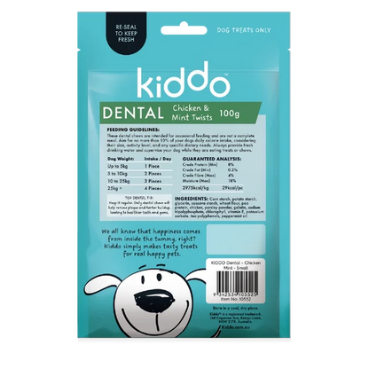 Kazoo KIDDO - Dental Chicken & Mint Twist 10PK