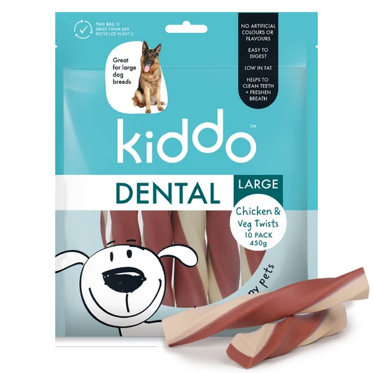 Kazoo KIDDO - Dental Chicken & Veg Twist 10PK