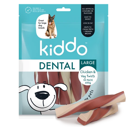 Kazoo KIDDO - Dental Chicken & Veg Twist 10PK