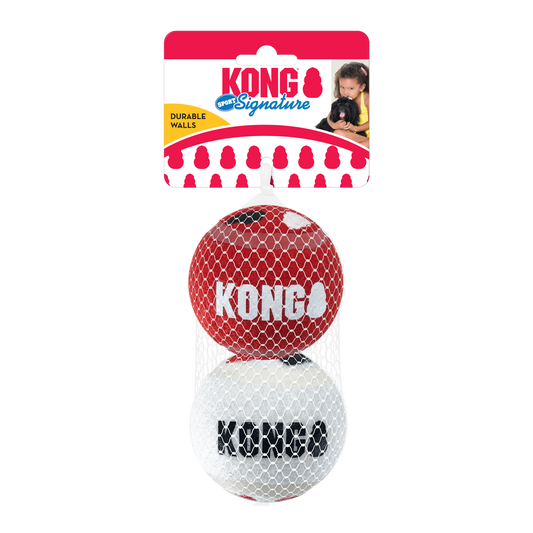 KONG - Signature Sport Balls 2 Pack Large - Pets Wonderland