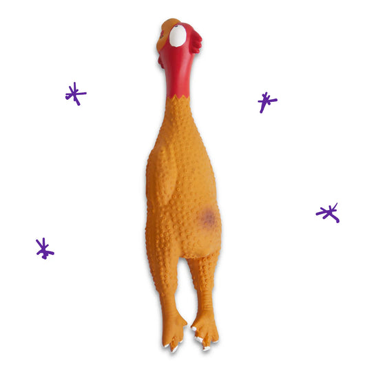 Kazoo - Cheeky Chicken Squeaker Large - Pets Wonderland