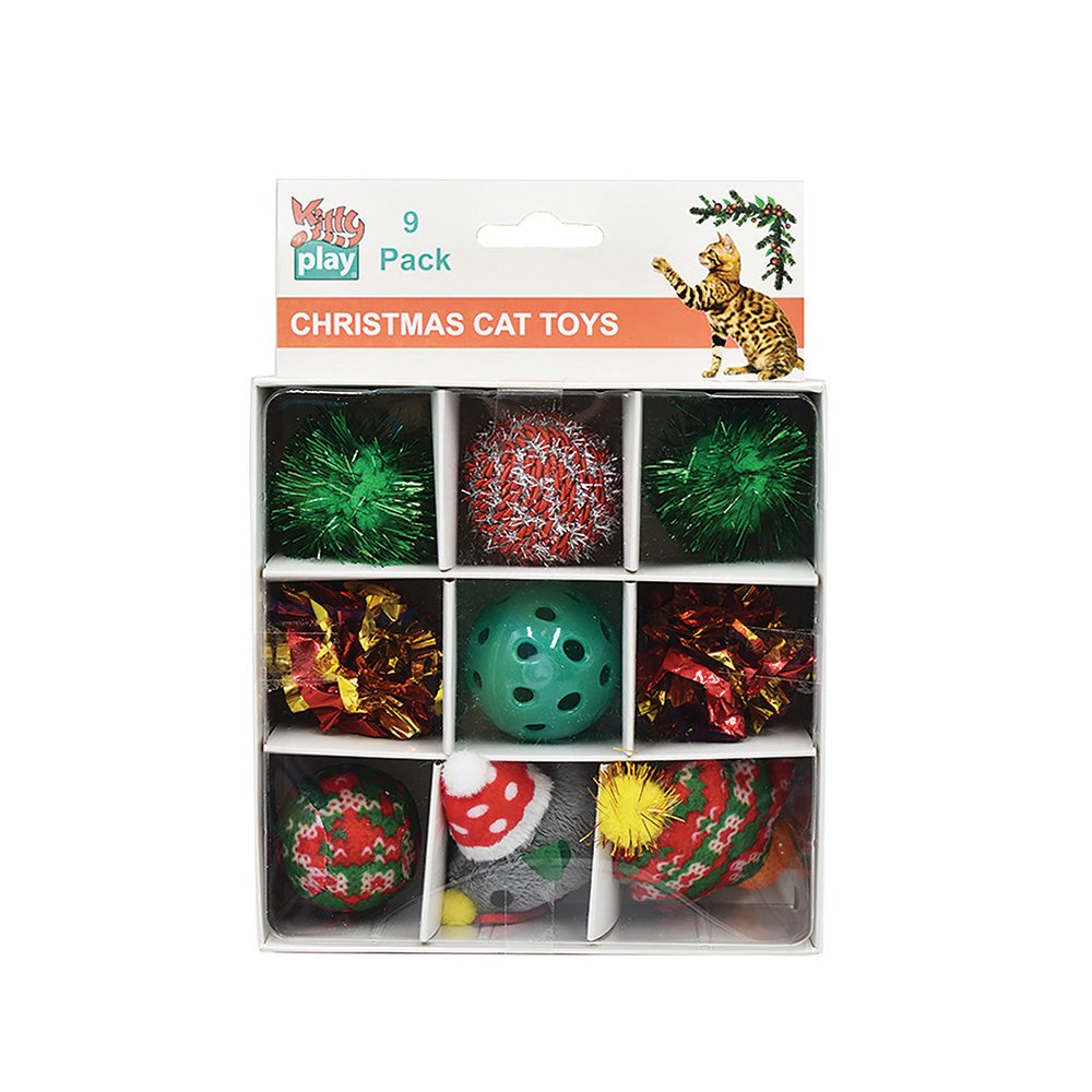 Kitty Play - Christmas Cat Toy Box - Pets Wonderland