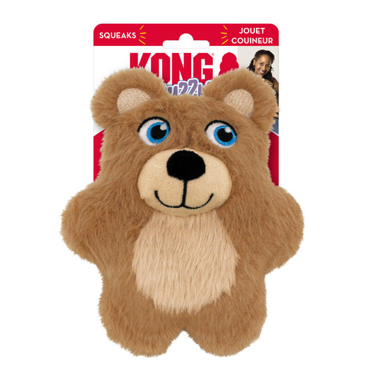KONG - Snuzzles Kiddos Teddy Bear Small - Pets Wonderland
