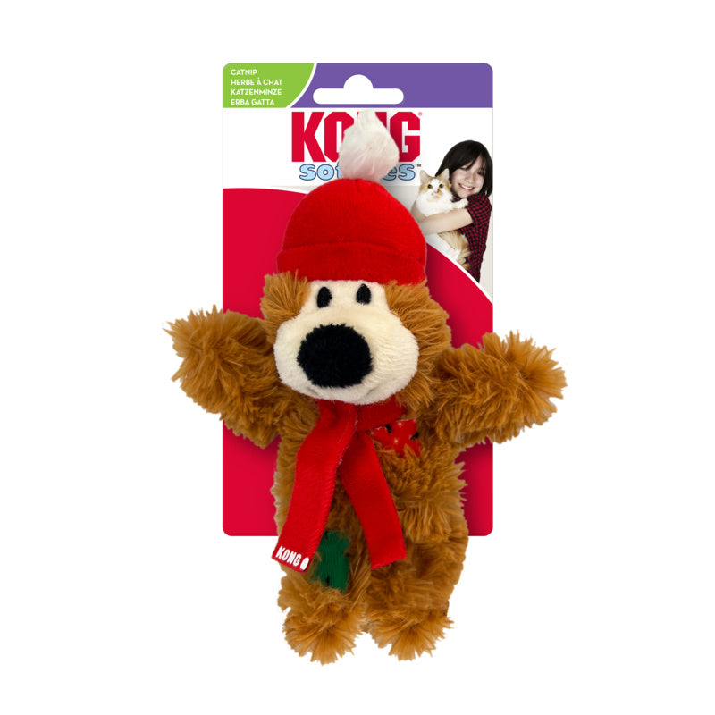 KONG - Softies Holiday Bear Toy