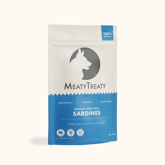 Meaty Treaty - Freeze Dried Whole Sardine 100g - Pets Wonderland