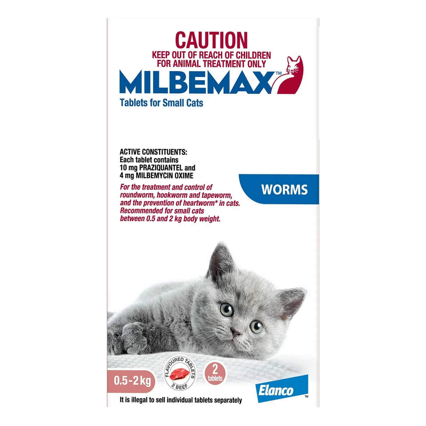 Milbemax - Small Cat Wormer