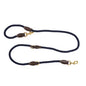 Mog & Bone - Multi Function Rope Lead With Leather Brass 1.8m