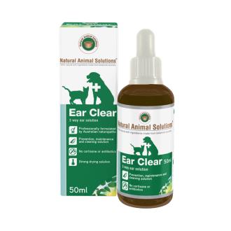 Natural Animal Solutions - Ear Clear 50ml - Pets Wonderland
