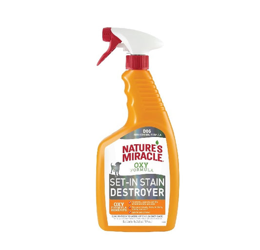Nature's Miracle - Dog Set In Stain & Odour Remover 709ml - Pets Wonderland