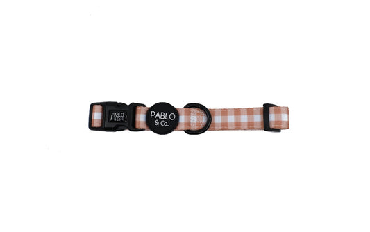 Pablo & Co. - Collar "Chocolate Gingham"