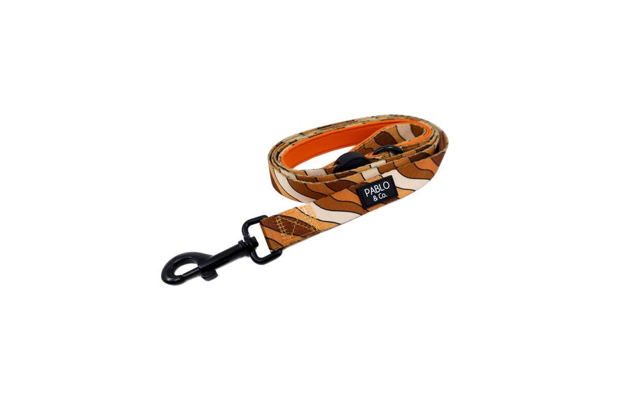 Pablo & Co. - Dog Lead "Espresso Swirls" - Pets Wonderland