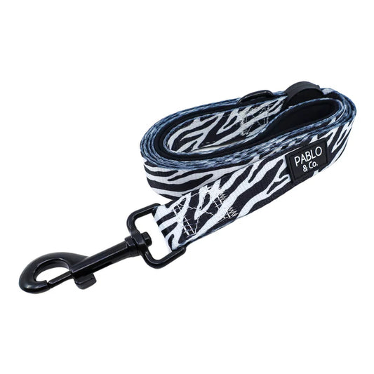 Pablo & Co. - Dog Lead "Black & White Zebra" - Pets Wonderland