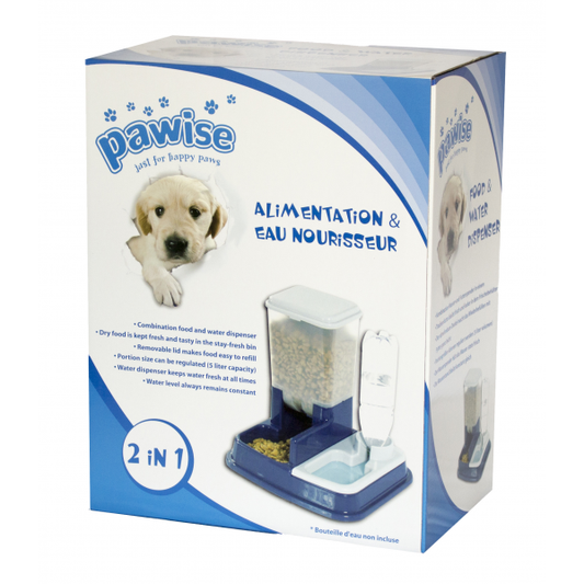 Pawise - Food & Water Dispenser 5lt - Pets Wonderland