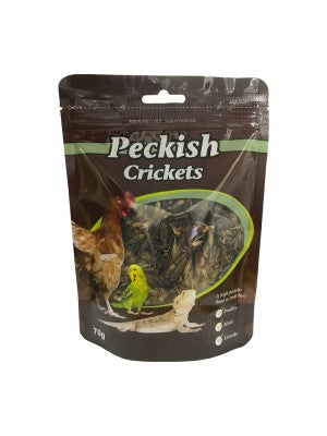 Peckish - Dried Crickets - Pets Wonderland