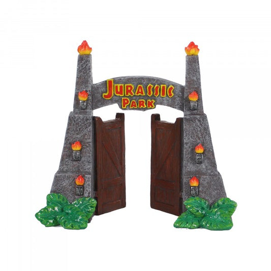 Penn Plaxx - Aquarium Ornament Jurassic Park Gates Small