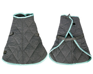 Pet One - Nightsleeper Dog Coat Grey & Turquoise - Pets Wonderland